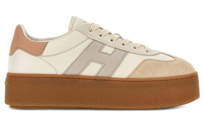 Hogan H698 Plateau-Sneakers – Nude (HXW6980FB60UX4)