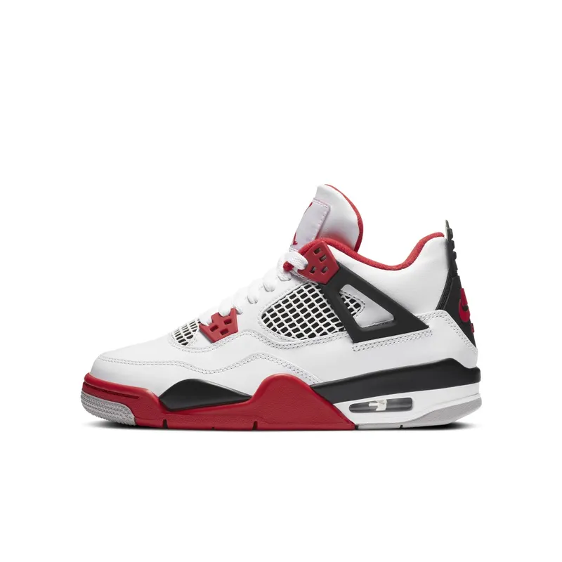 Air Jordan 4 Retro Fire Red (GS) (2020) (408452-160)