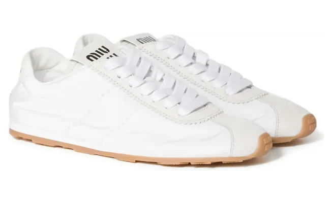 Miu Miu Plume Lace-up “White” (5E114E F D005 D7C F0009) (2)