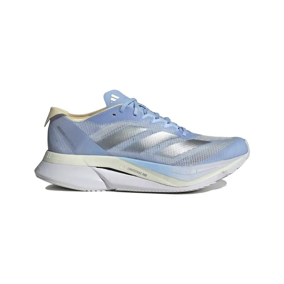adidas Adizero Boston 12 Dash Grey Silver Warm Vanilla (JP7914)