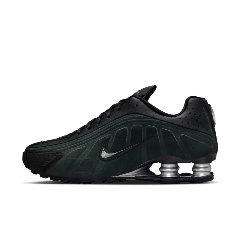 Nike Shox R4 Black Silver Seaweed (HQ7739-002)