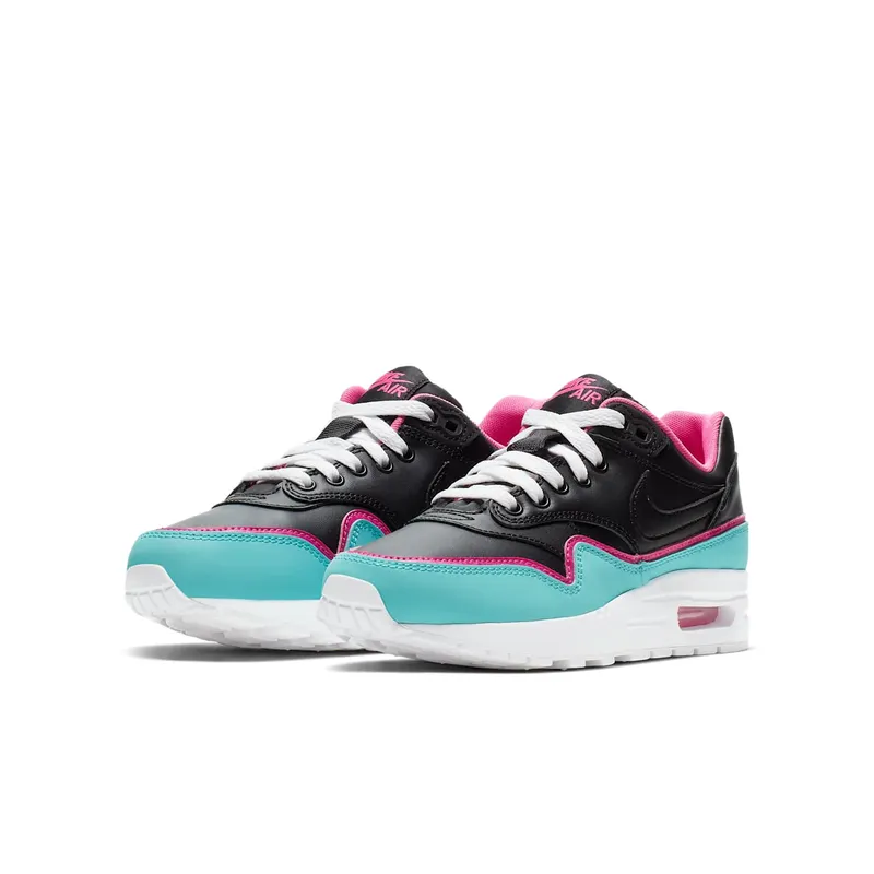 Nike Air Max 1 DBL (GS) “Double Layered – Aqua Fuchsia” (BV0052-001)