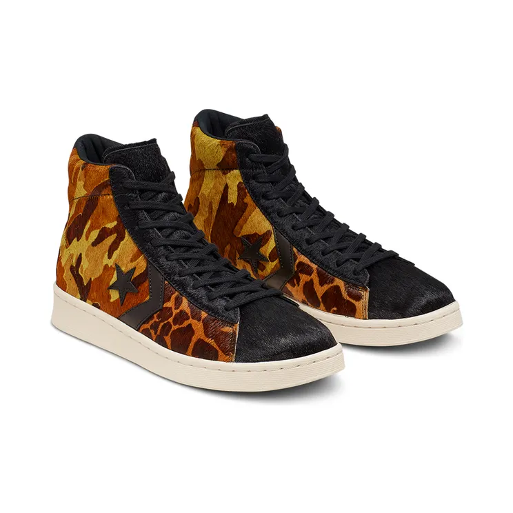 Converse Pro Leather ‘Pony Hair’ Black/Multi/Egret (165750C)