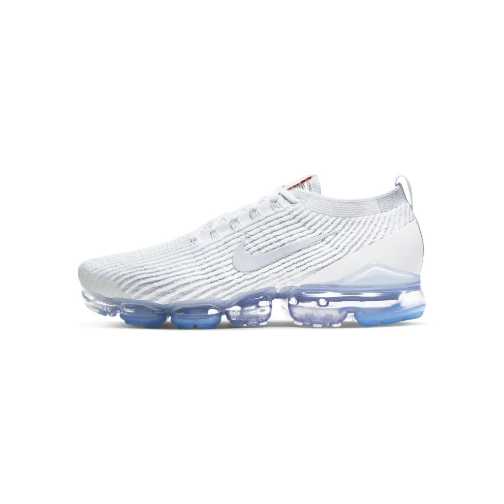 Nike Air VaporMax Flyknit 3 One Of One White/Pure Platinum-Grey Fog-Cerulean (CW5643-100)