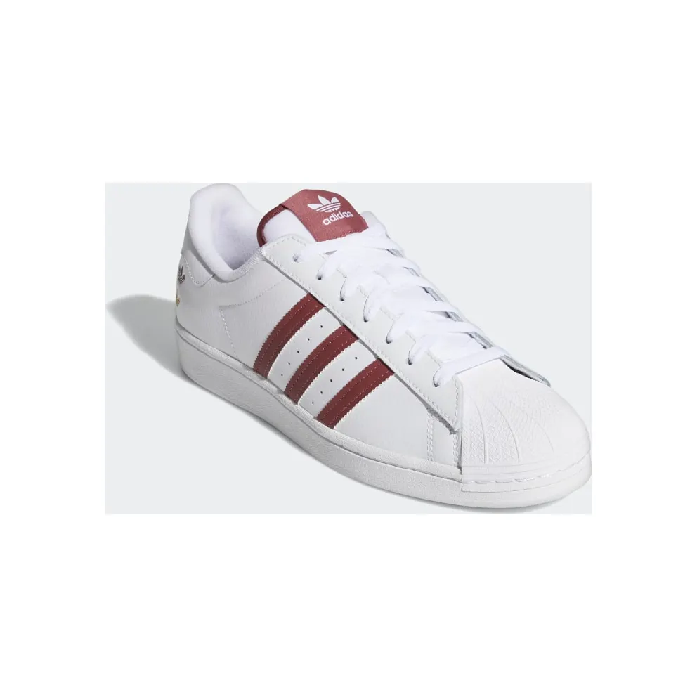 Adidas Superstar Cloud White / Burgundy / Gold Foil (GY0976)