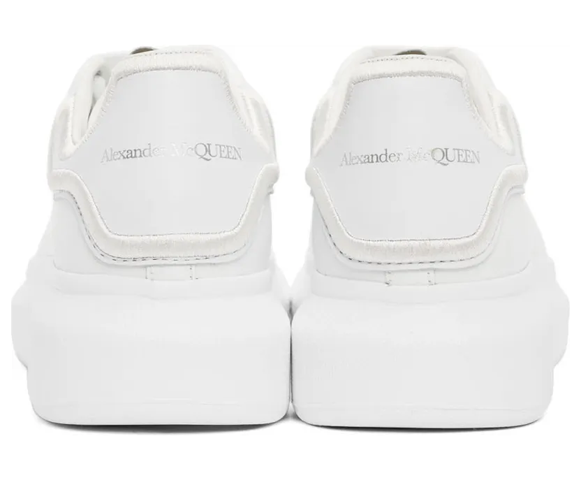 Alexander McQueen White Oversized Sneakers (682396WIBN59000) (4)