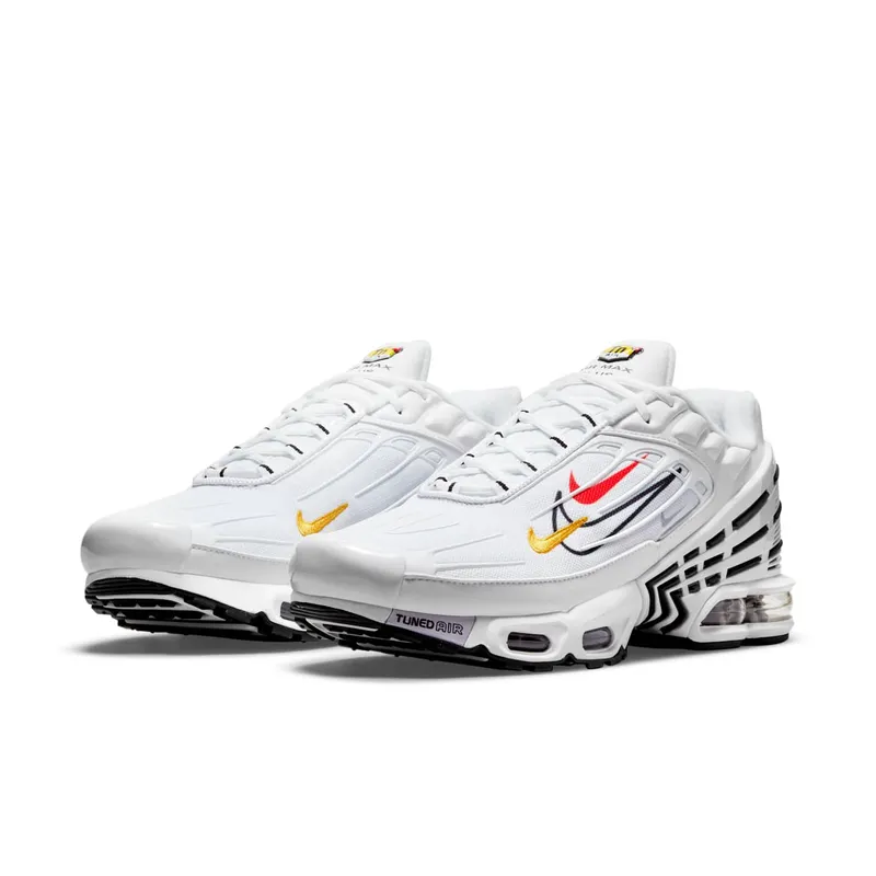 Nike TN Air Max Plus 3 Multi Swoosh White (2021) (DN6993-100)