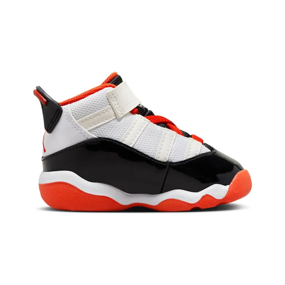 Jordan 6 Rings White Black Sail Team Orange (DV1344-108)