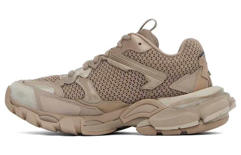 Balenciaga Beige Track 3 Low Top Sneakers (700873 W3RF3) (3)
