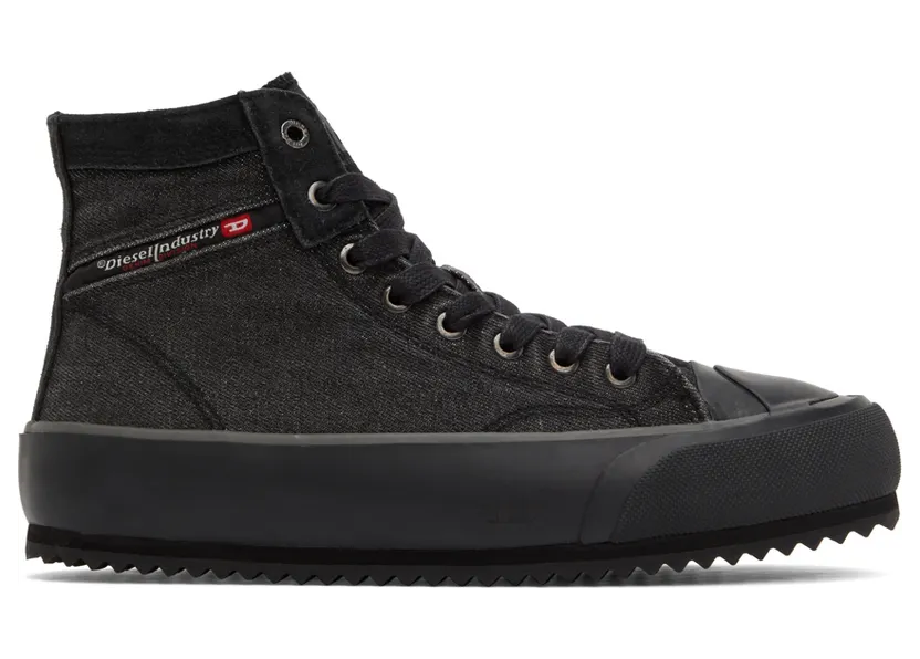 Diesel Black S-Principia High-Top Sneakers (Y02740P1473)