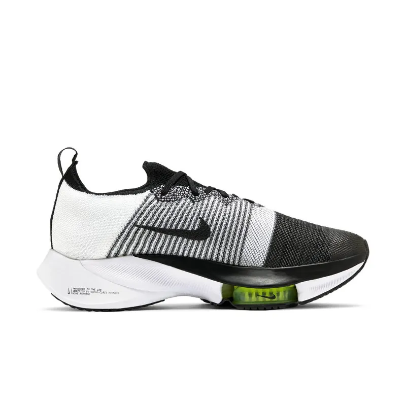Nike Air Zoom Tempo Next% Black White Black/Volt-White (CI9923-001)