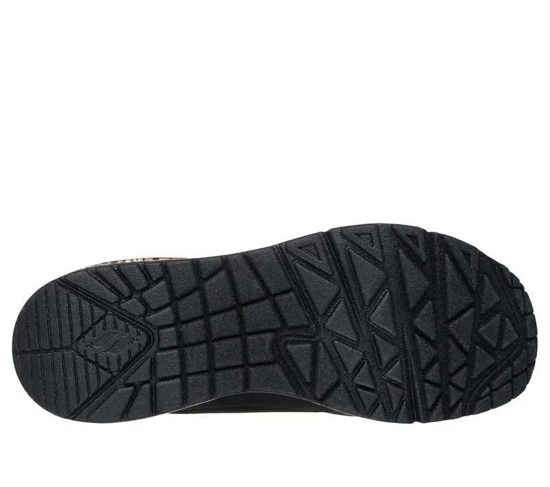 Skechers x JGoldcrown: Uno – Loving Love Sneaker Black/Roos Gold