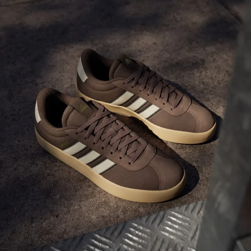 Adidas VL COURT 3.0 Shoes Earth Strata / Crystal Linen / Magic Beige (KI2128)