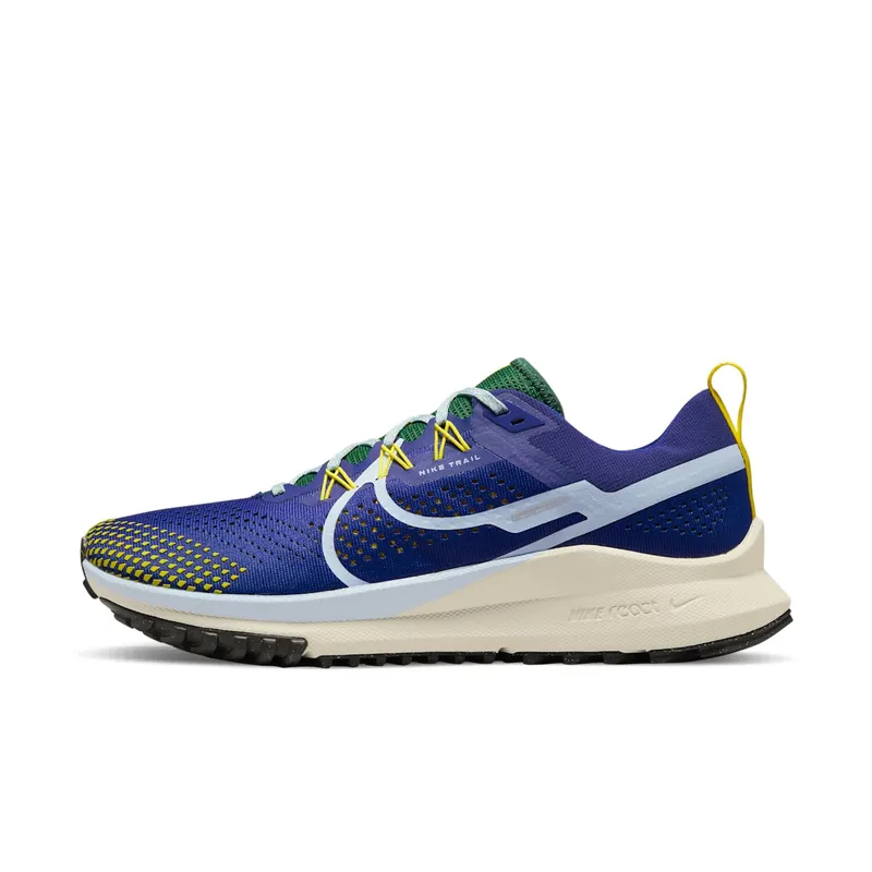 Nike React Pegasus Trail 4 Deep Royal Yellow Strike (DJ6158-400)