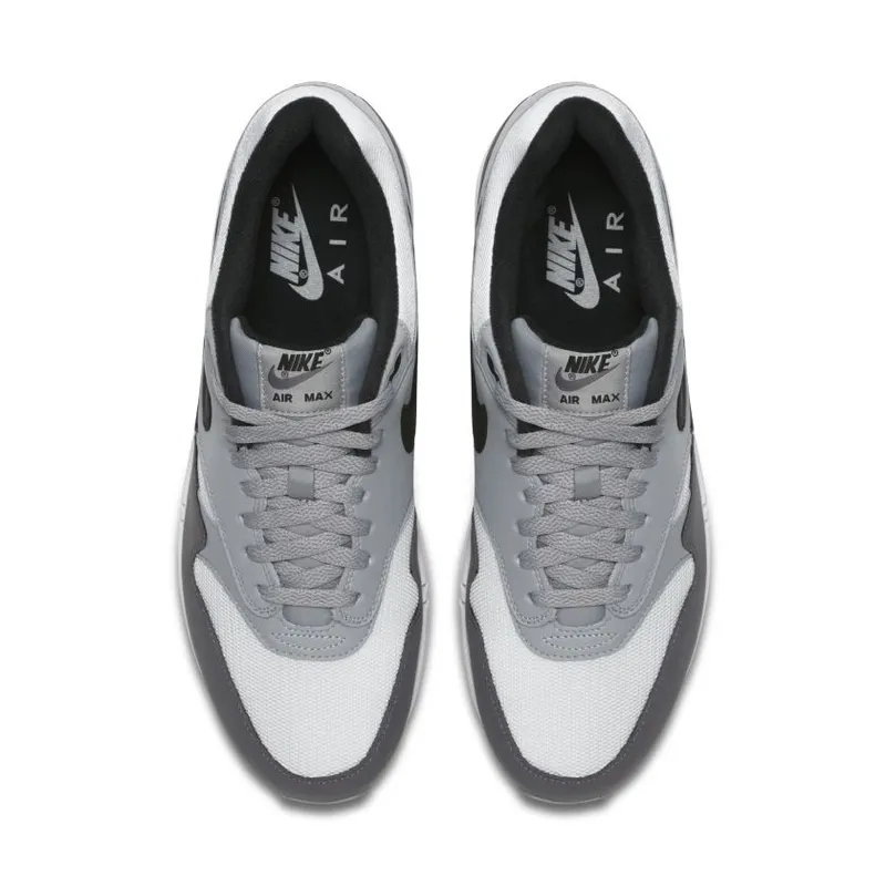 Nike Air Max 1 White Black Wolf Grey White/Black-Wolf Grey-Gunsmoke (AH8145-101)