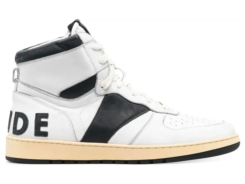 Rhude Rhecess Smooth High-Top-Sneakers “White” (RHPS23FO09489128)