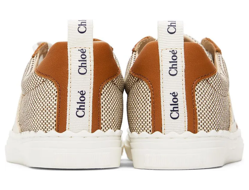 Chloé Kids Brown Lauren Sneakers (C19163) (2)
