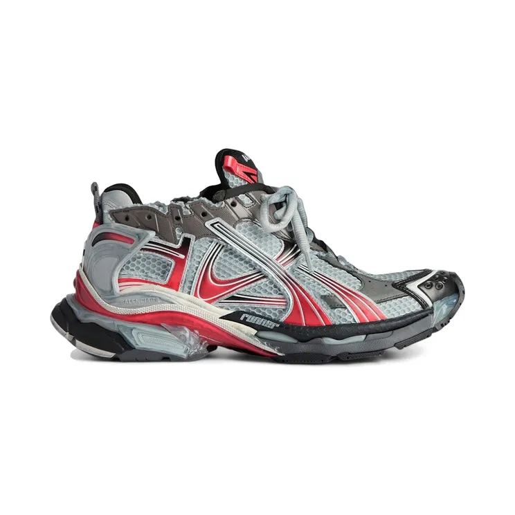 Balenciaga Runner Gradient Grey Red Black (772774 WRUNG 1161)