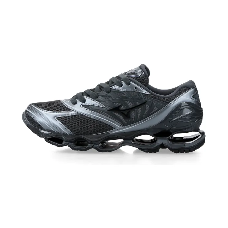 Mizuno Wave Prophecy LS “anodized” (black sand / black / metallic gey) – D1GA251103