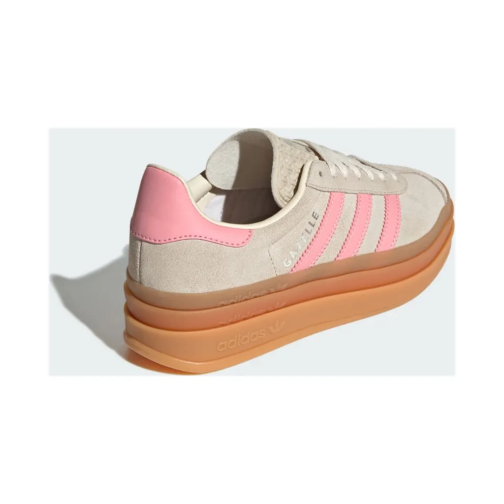 Adidas Gazelle Bold Kids Beige / Semi Pink Spark / Cream White (JQ7409)