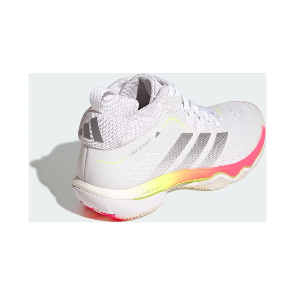 Adidas CRAZYFLIGHT 7 Cloud White / Tech Grey Metallic / Solar Turbo (KJ5666)