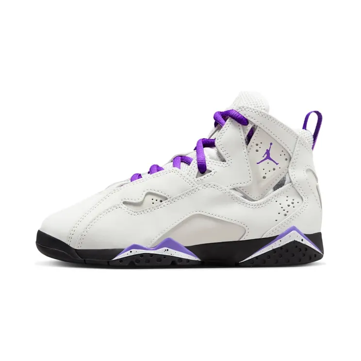 Jordan True Flight Light Base Grey White Black Purple Venom (343796-052)