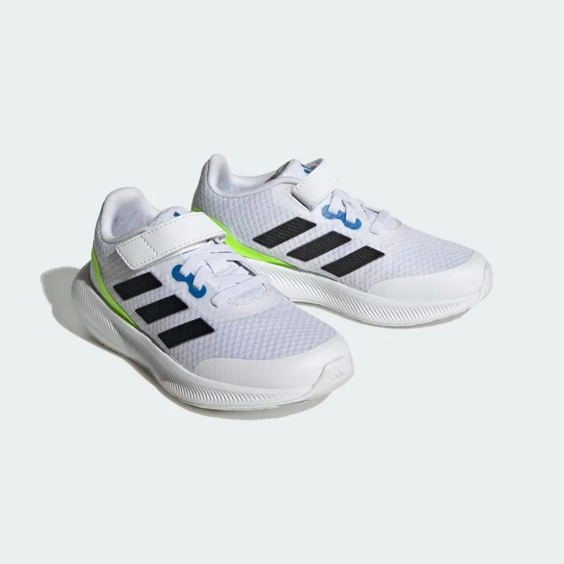 Adidas RunFalcon 3.0 Elastic Lace Top Strap Cloud White / Core Black / Bright Royal (IG7279)
