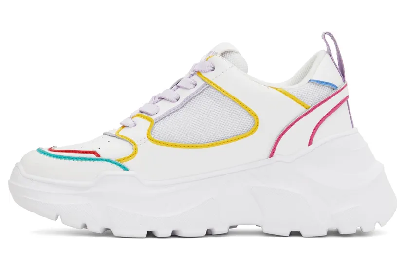 Versace Jeans Couture White & Multicolor Speedtrack Low-Top Sneakers (E72VA3SC2EZP088) (3)