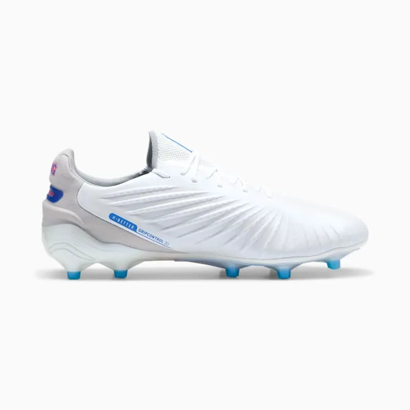 Puma King Ultimate FG/AG White Bluemazing Flat Light Grey Sunset Glow (107809-02)