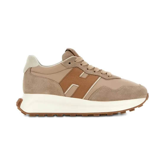 Hogan H641 leren sneakers – Beige (HXW6410EH41UXN)