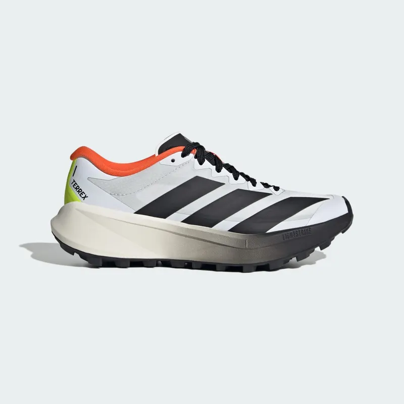 Adidas Terrex Agravic 4 Trail Running Shoes Cloud White / Core Black / Semi Impact Orange (KK1136)