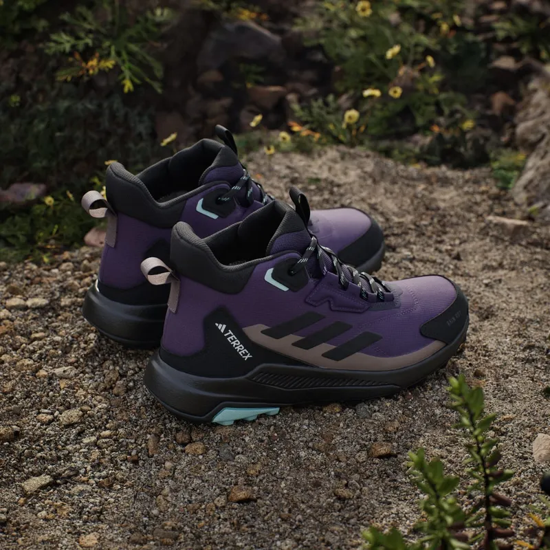 Adidas Terrex Anylander Mid RAIN.RDY Hiking Aurora Plum / Core Black / Trace Brown (JQ9966)