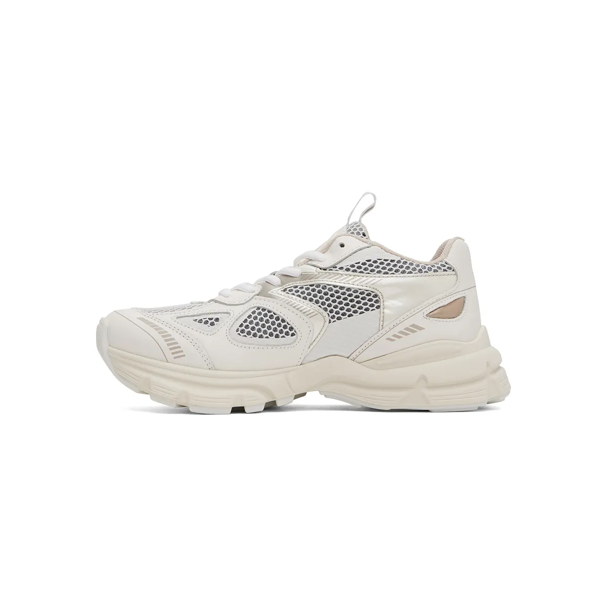 Axel Arigato White & Taupe Marathon Runner Sneakers (F0158042) (3)