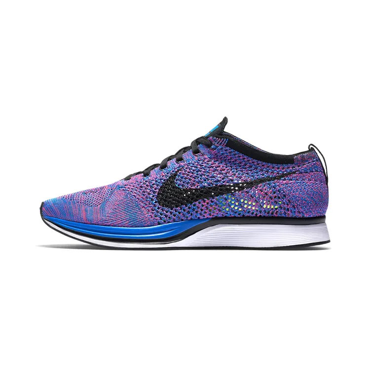 Nike Flyknit Racer “Game Royal / Pink Flash / Black” (526628-400)