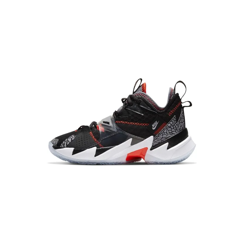 Jordan Why Not Zer0.3’Black Cement’ GS Black/Bright Crimson/Cement Grey/White (CD5804-006)