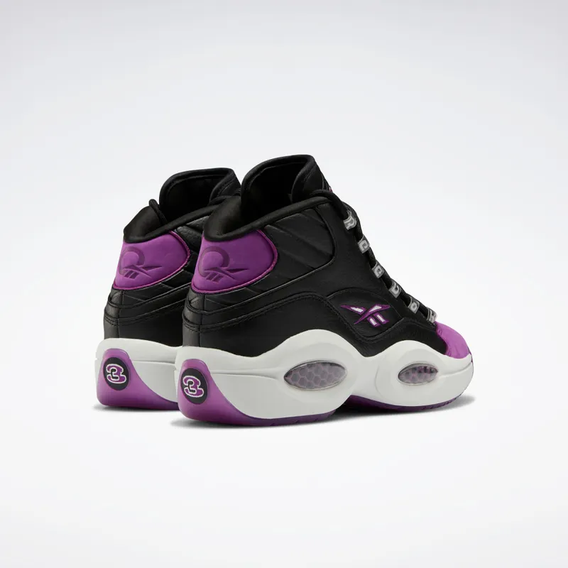 Reebok Question Mid Shoes Core Black / Aubergine / Pure Grey 1 (GX0240)