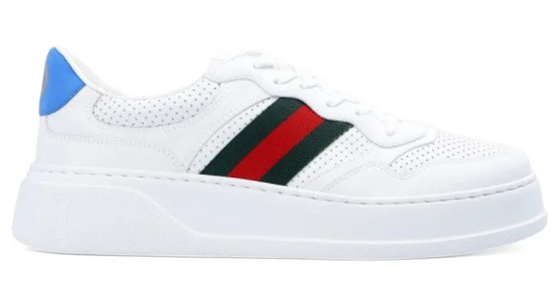 Gucci Chunky GG Web Sneaker White Blue (669698 UPG10 9060)