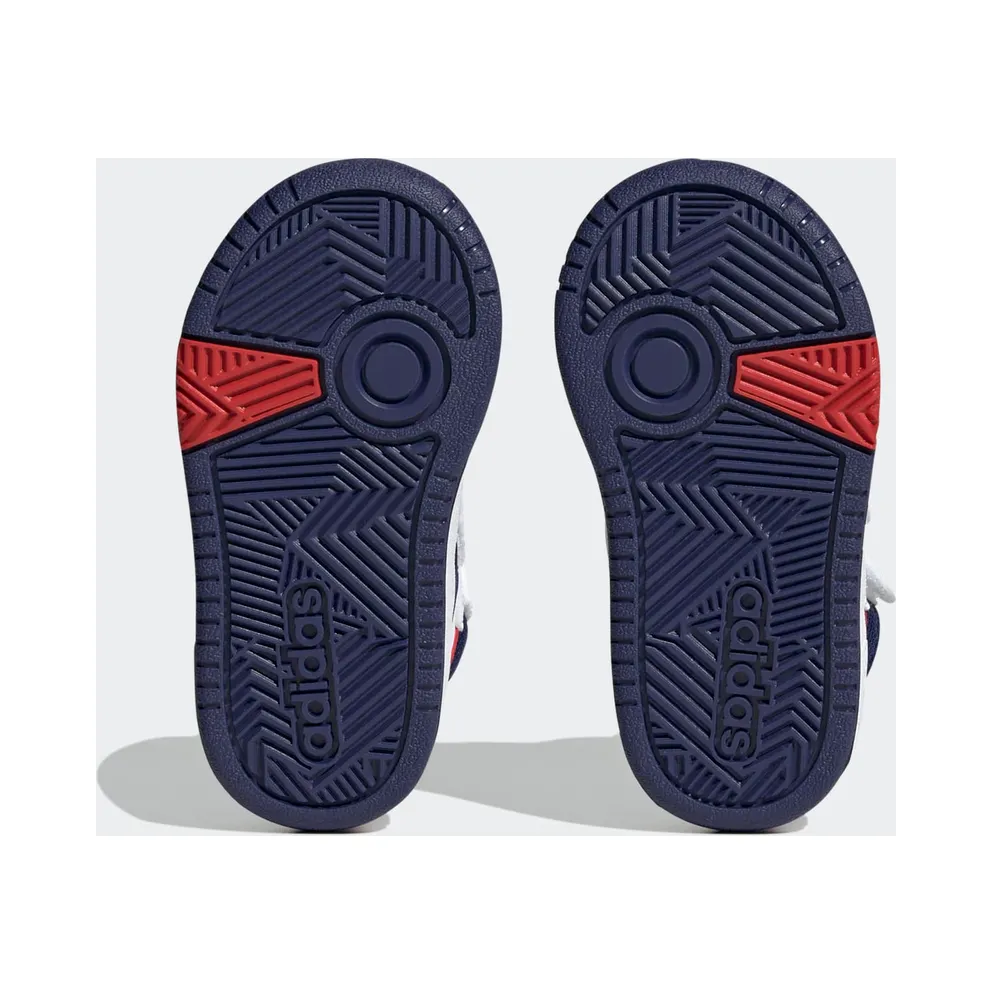 Adidas Hoops Mid Cloud White / Victory Blue / Better Scarlet (GZ9650)