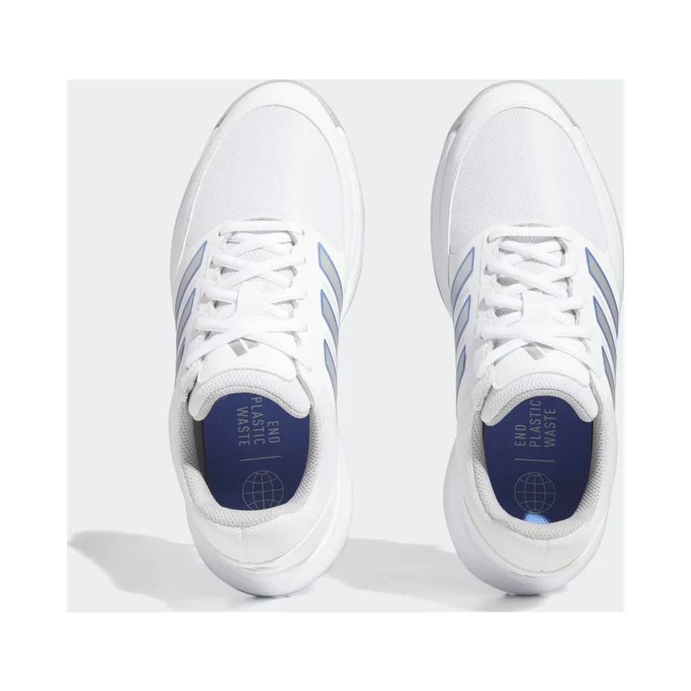 adidas Tech Response 3.0 Golf Cloud White Silver Metallic Blue Fusion (HQ1198)
