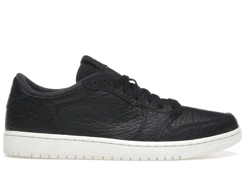 Jordan 1 Retro Low Swooshless Black (2025) ((2025) 848775-005)