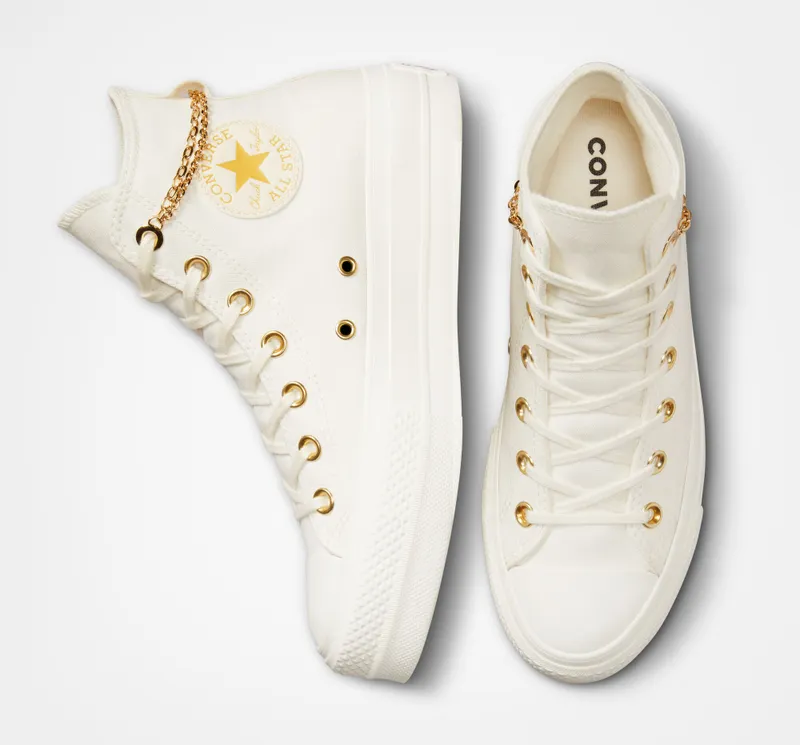 Converse Chuck Taylor All Star Gold Chain Egret/thriftshop Yellow