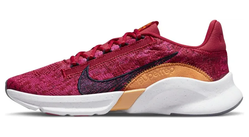 Nike SuperRep Go 3 Flyknit Next Nature Trainingsschoenen voor dames Rood (DH3393-656)