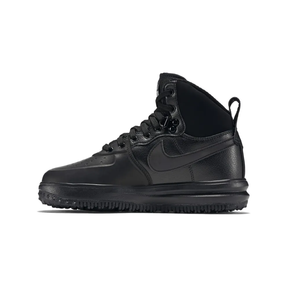 Nike Lunar Force 1 Sneakerboot Black (GS) Black/Metallic Silver (706803-002)