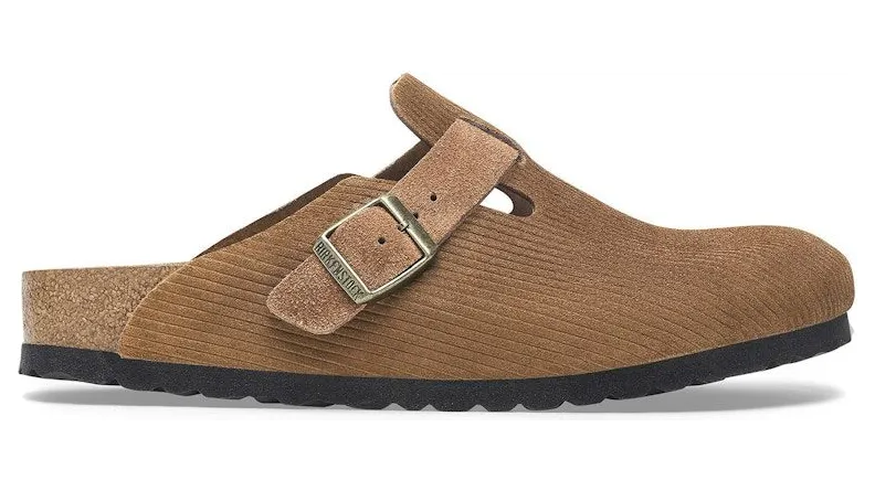 Birkenstock Boston Embossed Corduroy Dark Tea (1028227)