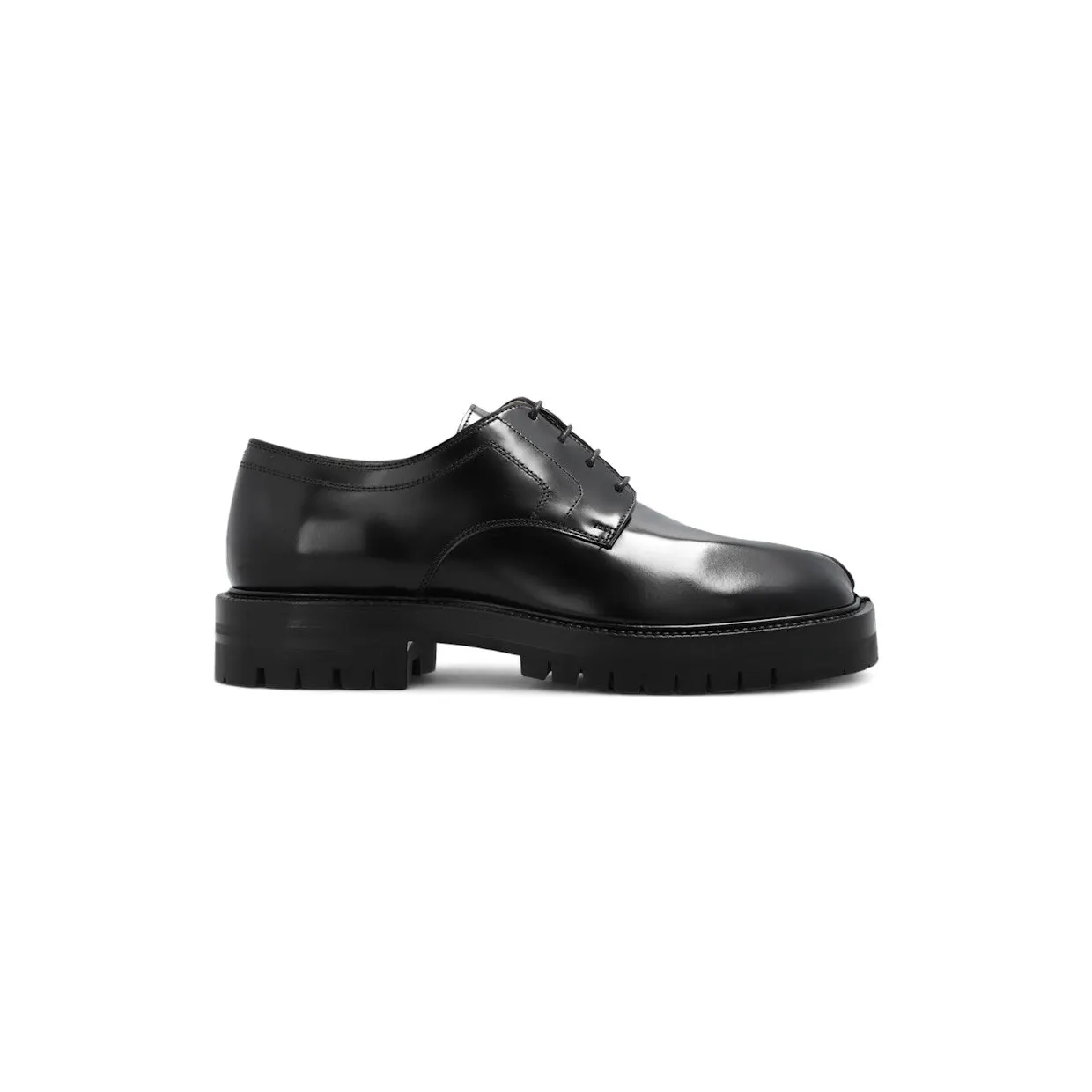Maison Margiela Leather Tabi Lace-Ups Black (S58WQ0134 P3827 H8396)