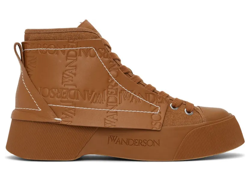 JW Anderson White Logo High Sneakers (ANM37500A)