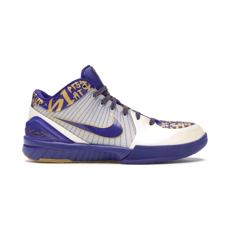 Nike Zoom Kobe 4 POP ‘Finals MVP’ White/Concord-Metallic Gold (354187-141)