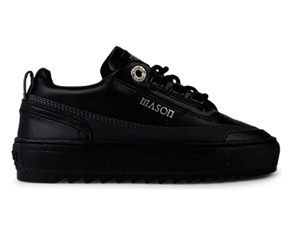 Mason Garments Firenze Leather/Reflective Black/Rainbow Schwarz (B-FW20-8D)