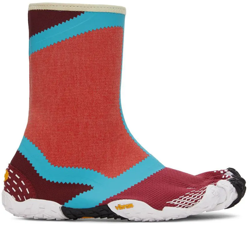 Suicoke Red & Blue NIN-HI FiveFingers (S21MHC3)