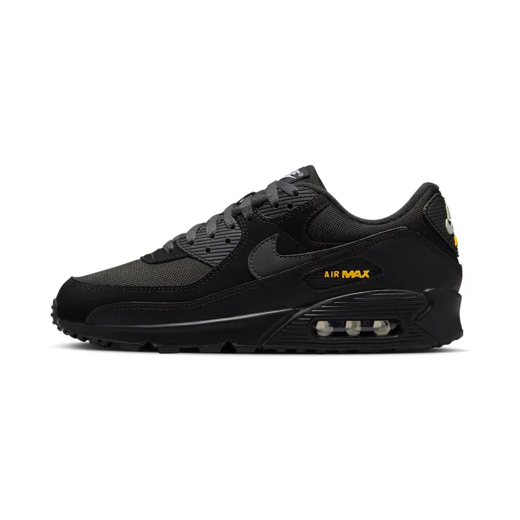 Nike Air Max 90 Black Speed Yellow “Black / University Gold / White / Anthracite” (HM0628-001)